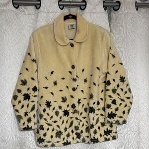 Cityscape Toujours En Vogue Soft Womens Button Jacket With Pockets-Size Large